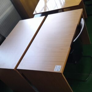 1150mm x 600mm Straight Desks Oak Melamine