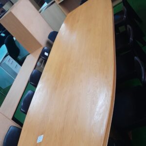 3500mm x 1200mm Boardroom Table Oak Veneer