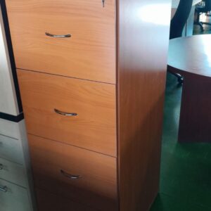 4 Drawer Wooden Filing Cabinet Bodensee Cherry
