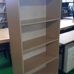 4 Tier Bookcase Oak Melamine