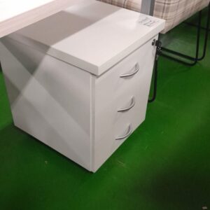 Mobile Pedestal White
