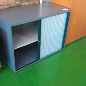Roller Door Credenza Storm Grey