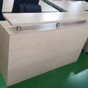 1600mm Reception Unit Maple Melamine