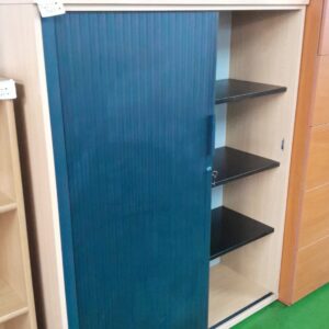 Roller Door Cupboard Beech Melamine