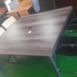 1600mm x 1600mm Square  Boardroom Table Monument Oak