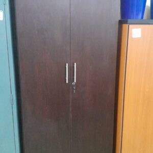 1900mm High 2 Door Cupboard Burgundy Mahogany