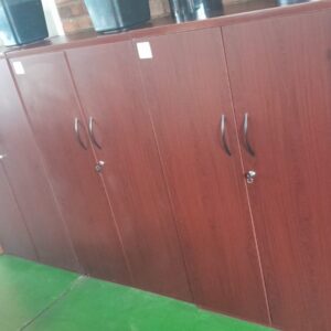 1500mm High 2 Door Cupboards Alice Mahogany