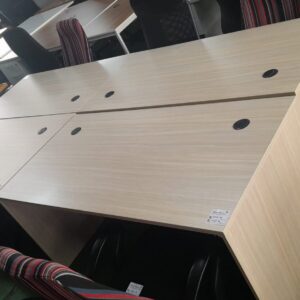 1500mm x 750mm Straight Desk Summer Oak