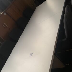 2950mm x 1400mm Rectangular Boardroom Table White