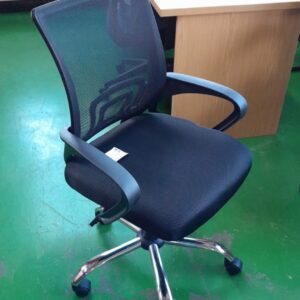 New Mesh Back Medium Back Chairs Black